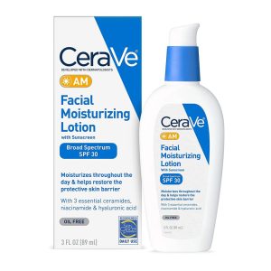 Cerave AM FAcial moisturizing lotion with sunscreen US  3 FL 0Z [100ml]